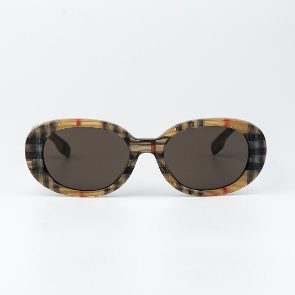 Burberry KIDS Sunglasses Vintage Brown Oval JB4339 377873 NEW AUTHENTIC - Picture 4 of 13
